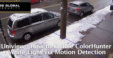Uniview White Light via Motion Main Banner Image