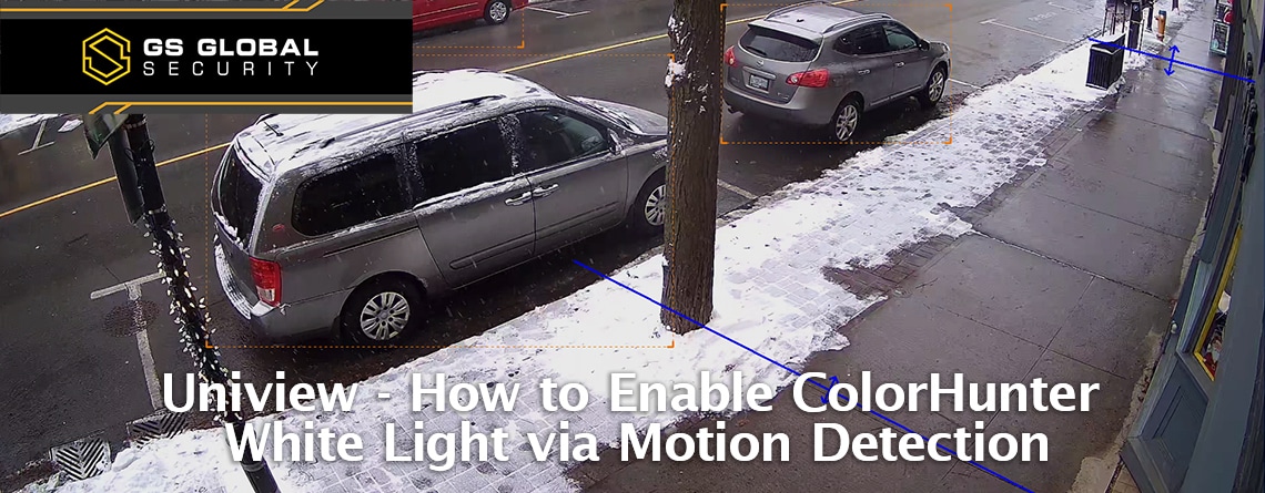 Uniview White Light via Motion Main Banner Image